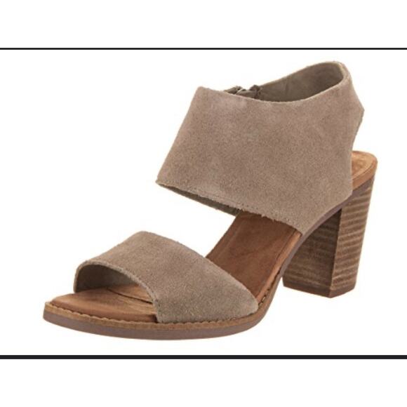 New Toms Majorca Cutout Womens Sandal 8.5W Wide Neutral Comfort Arch Support - Picture 1 of 10